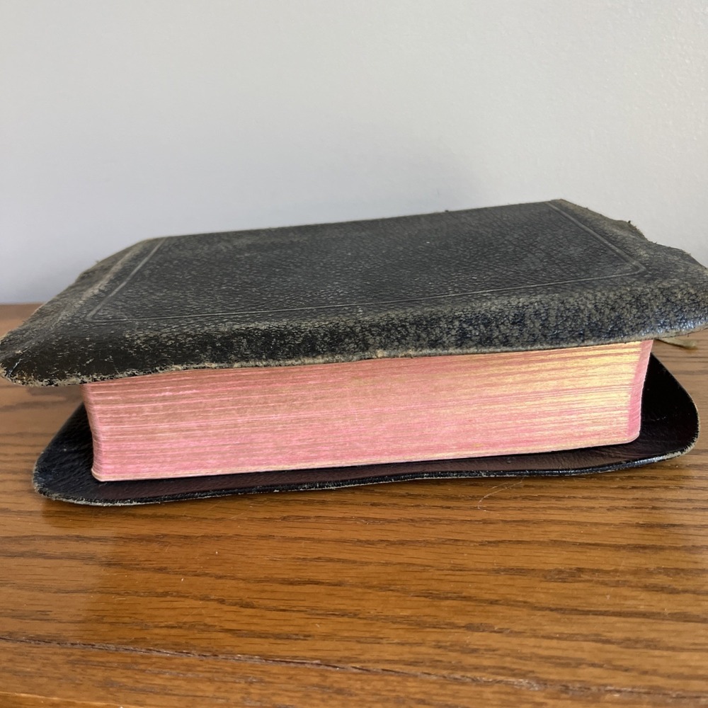 Vintage 1913 KJV Holy Bible Red Letter Master-Art Edition Leather Illustrated - Picture 6 of 16
